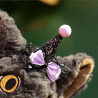 Spooky Black Cat Witch Plush Toys for Halloween Fun
