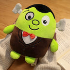 Adorable Halloween Plushies: Kawaii Skeletons, Pumpkin Zombies, Frankenstein, and Vampires!