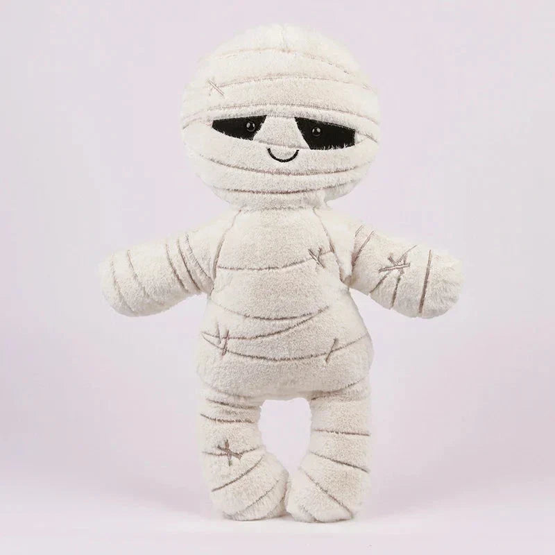Chilling Skeleton and Mysterious Mummy Halloween Plush Toys